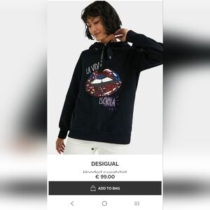 Desigual Women's Sweatshirt Sz Medium